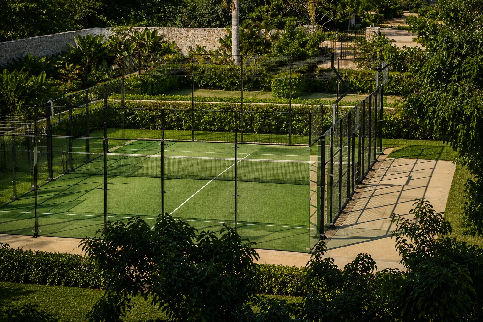 Cancha de pádel en Losantos Residencial